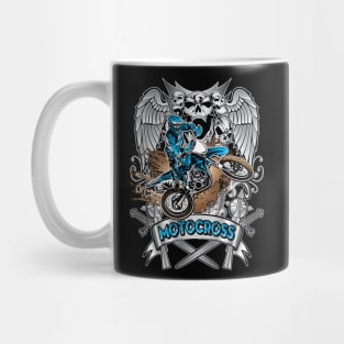 Motocross Skull Rider Mug